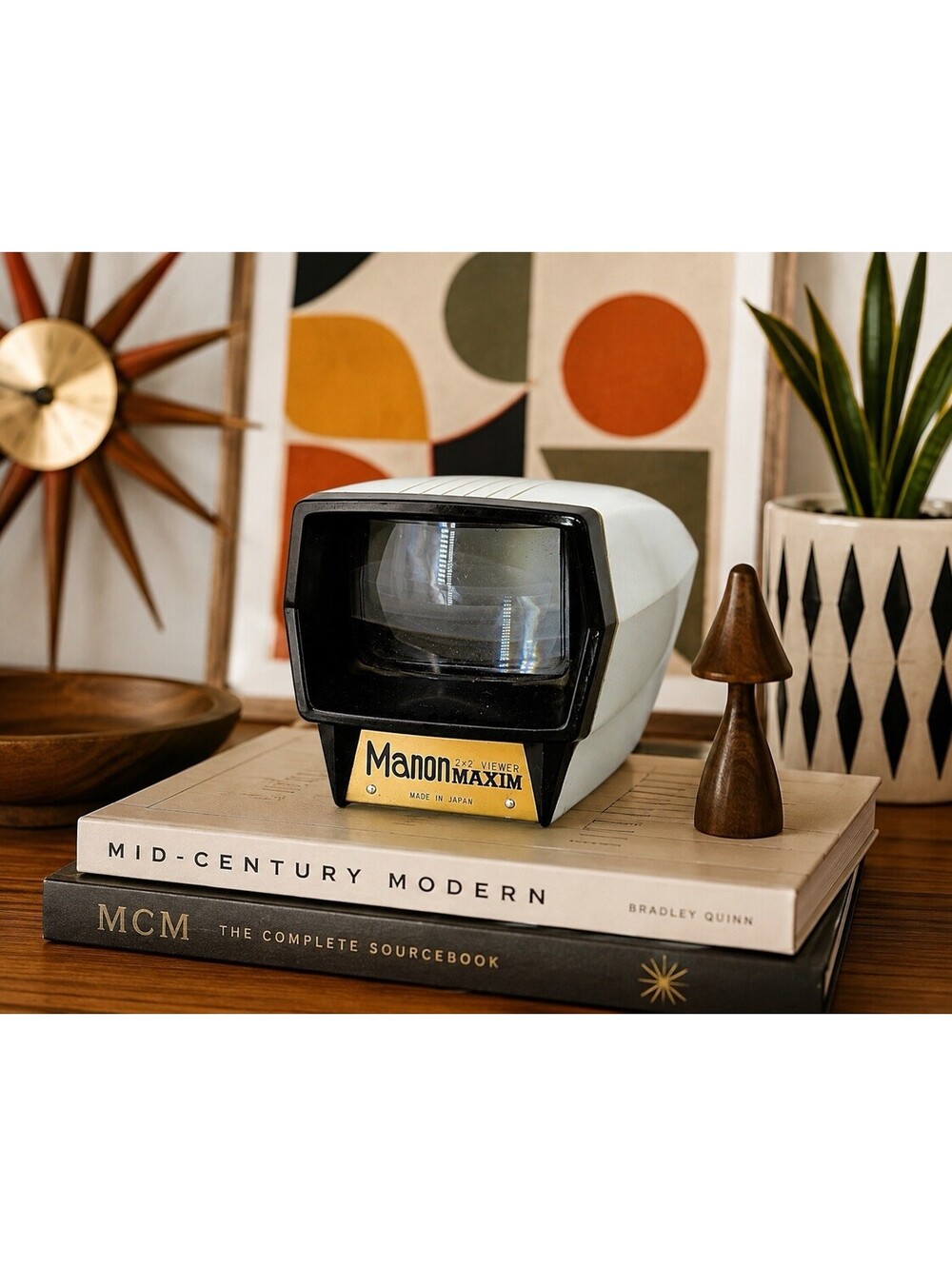 Vintage Manon MAXIM 2x2 Slide Viewer Made in Japan 35mm Photography MCM